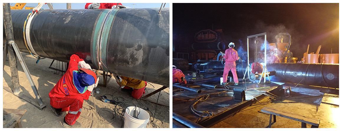 曹妃甸工業區入海排（pái）汙口工（gōng）程項目正在進行中