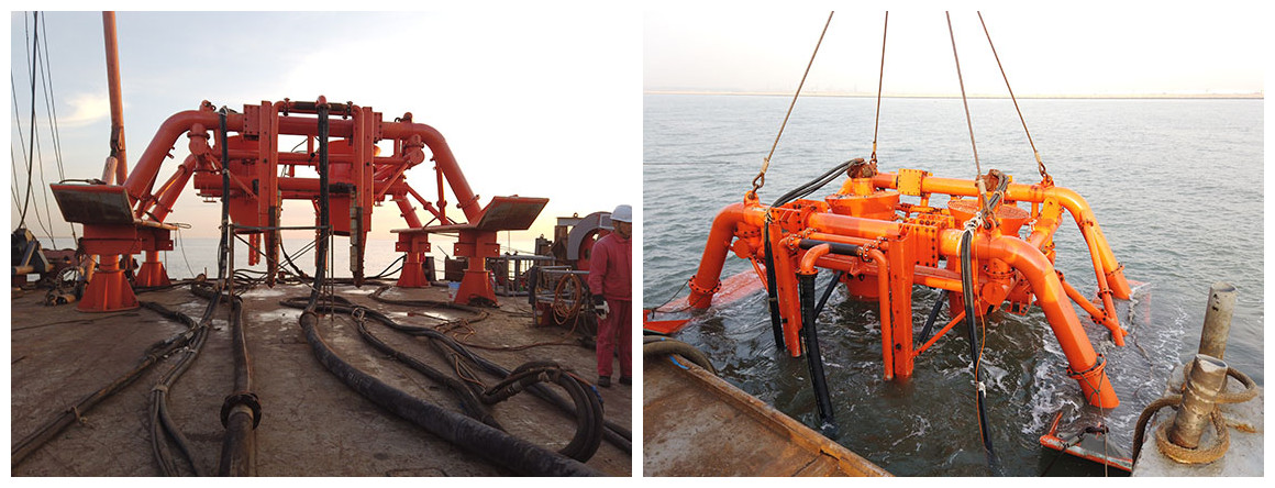 曹妃甸工業區入海排汙口工程（chéng）項目（mù）正在進行中