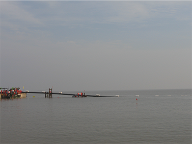 大港油田埕海4X1海底管線鋪設項目（2007年--中石油）