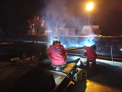 曹妃甸工業區入海排汙口工程項目順利完（wán）工