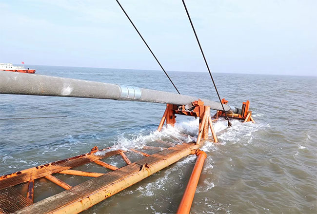 冀東南堡1-29儲氣庫先(xiān)導試驗地麵工程注采集輸管(guǎn)道項目鋪管船施工項目順利成交並正式開工(gōng)! 冀東南堡1-29儲氣庫先導試驗地麵工程注采集輸管道(dào)項目鋪管船施工項目順利成交(jiāo)並正式開工!