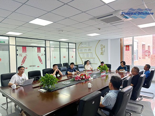 我司與江蘇華西村海洋工程服務（wù）有限公司開展交流洽談