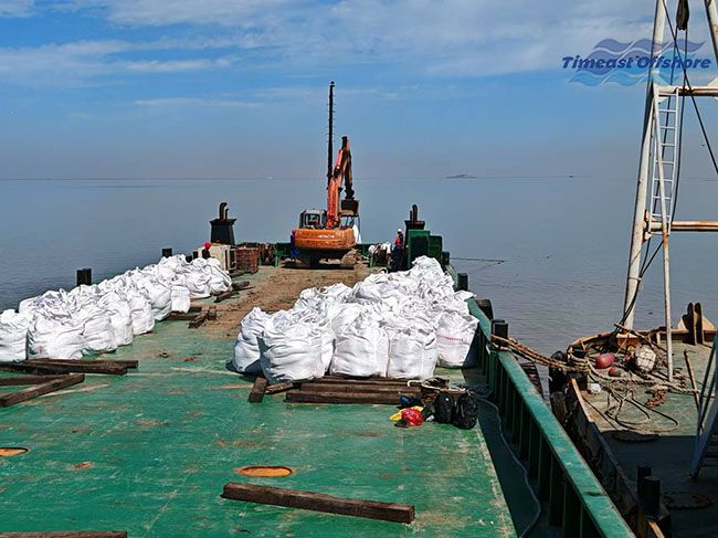 月東油田2024年海(hǎi)管懸空治理施工項目完工 月東(dōng)油田2024年海管懸空治理施工項目完工